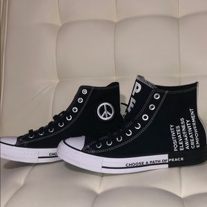 Converse All Star High Tops {SEEK PEACE}